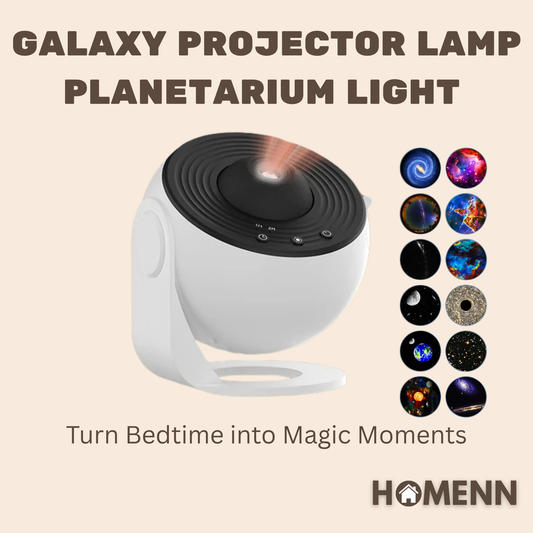 Galaxy Projector Lamp 12-in-1 Planetarium Light | Kids & Home Night Light