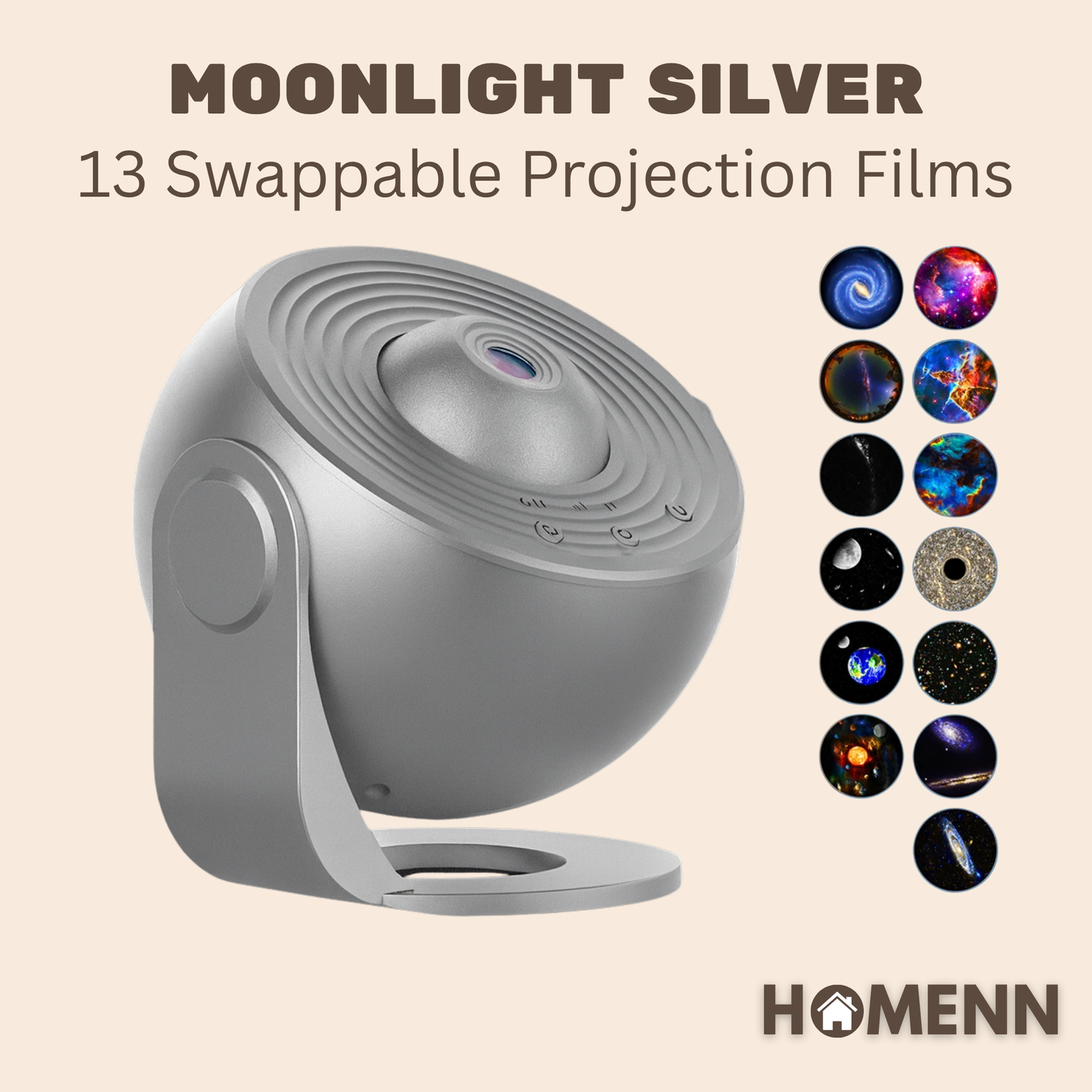 Galaxy Projector Lamp 12-in-1 Planetarium Light | Kids & Home Night Light