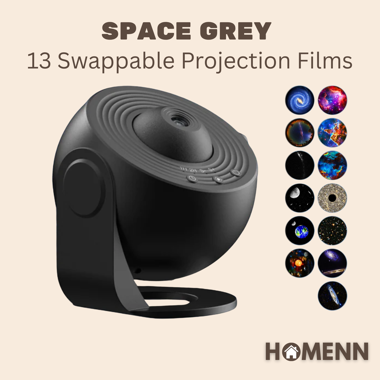 Galaxy Projector Lamp 12-in-1 Planetarium Light | Kids & Home Night Light