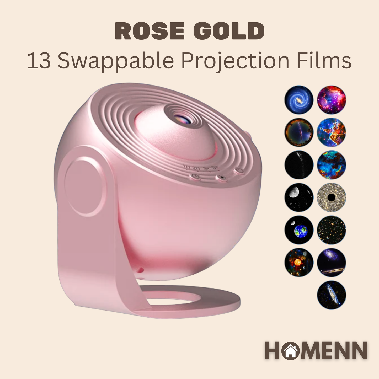 Galaxy Projector Lamp 12-in-1 Planetarium Light | Kids & Home Night Light