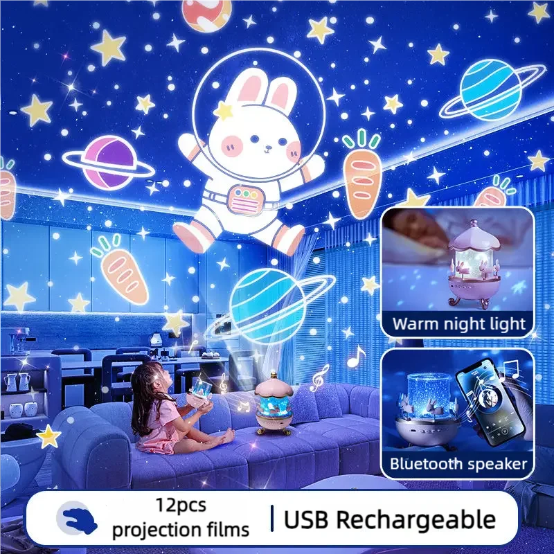Kids Starry Projector Lamp – Upgrade Music Box Edition - HomeNN™ 5