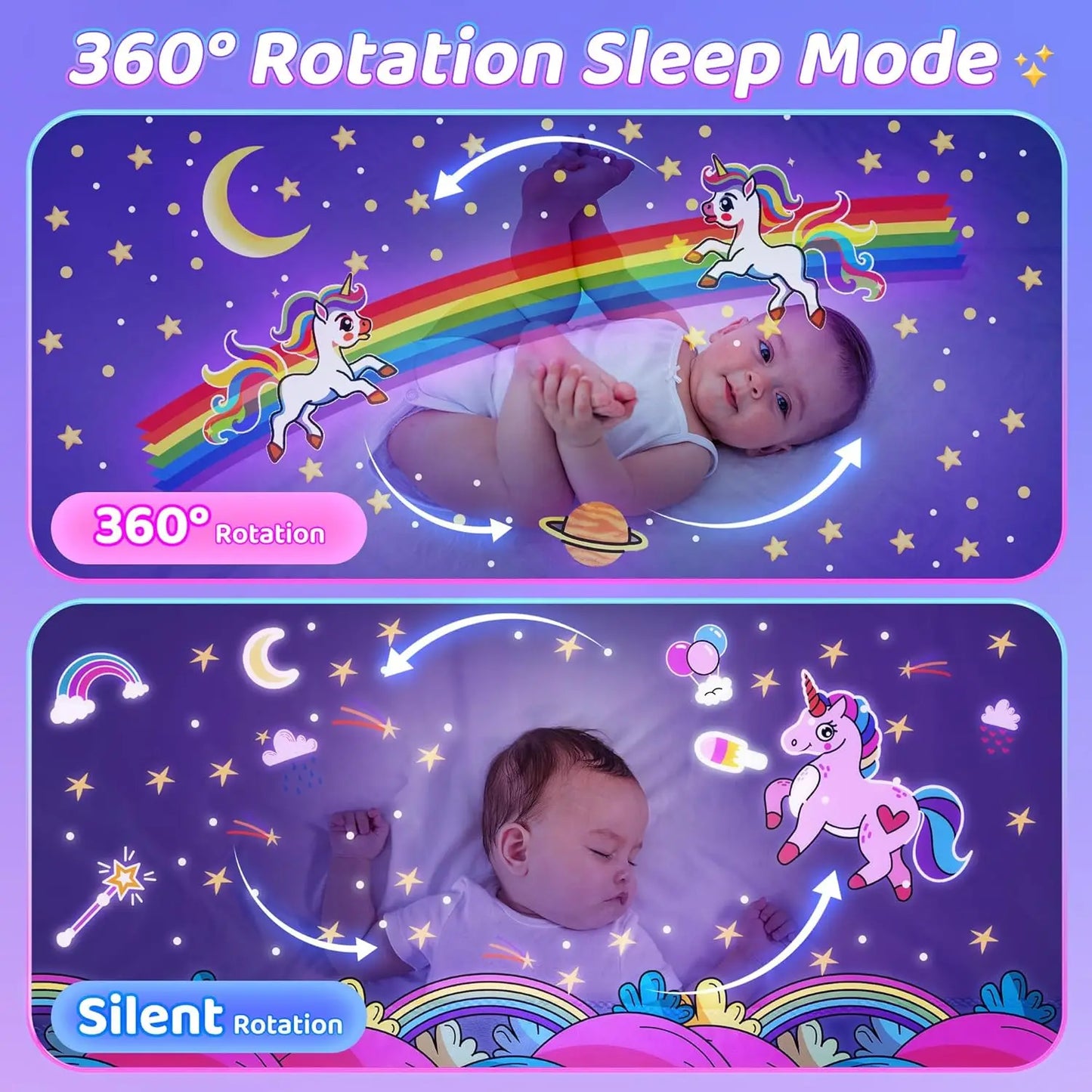 Kids Starry Projector Lamp – Upgrade Music Box Edition - HomeNN™ 8