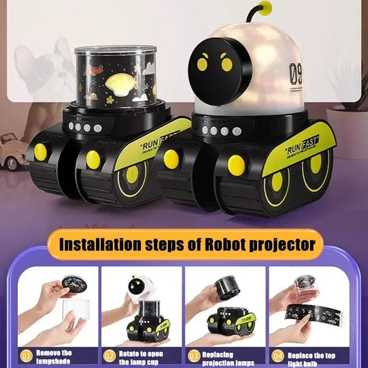 Robot Star Projector Lamp – 21 Films & Music Box 5
