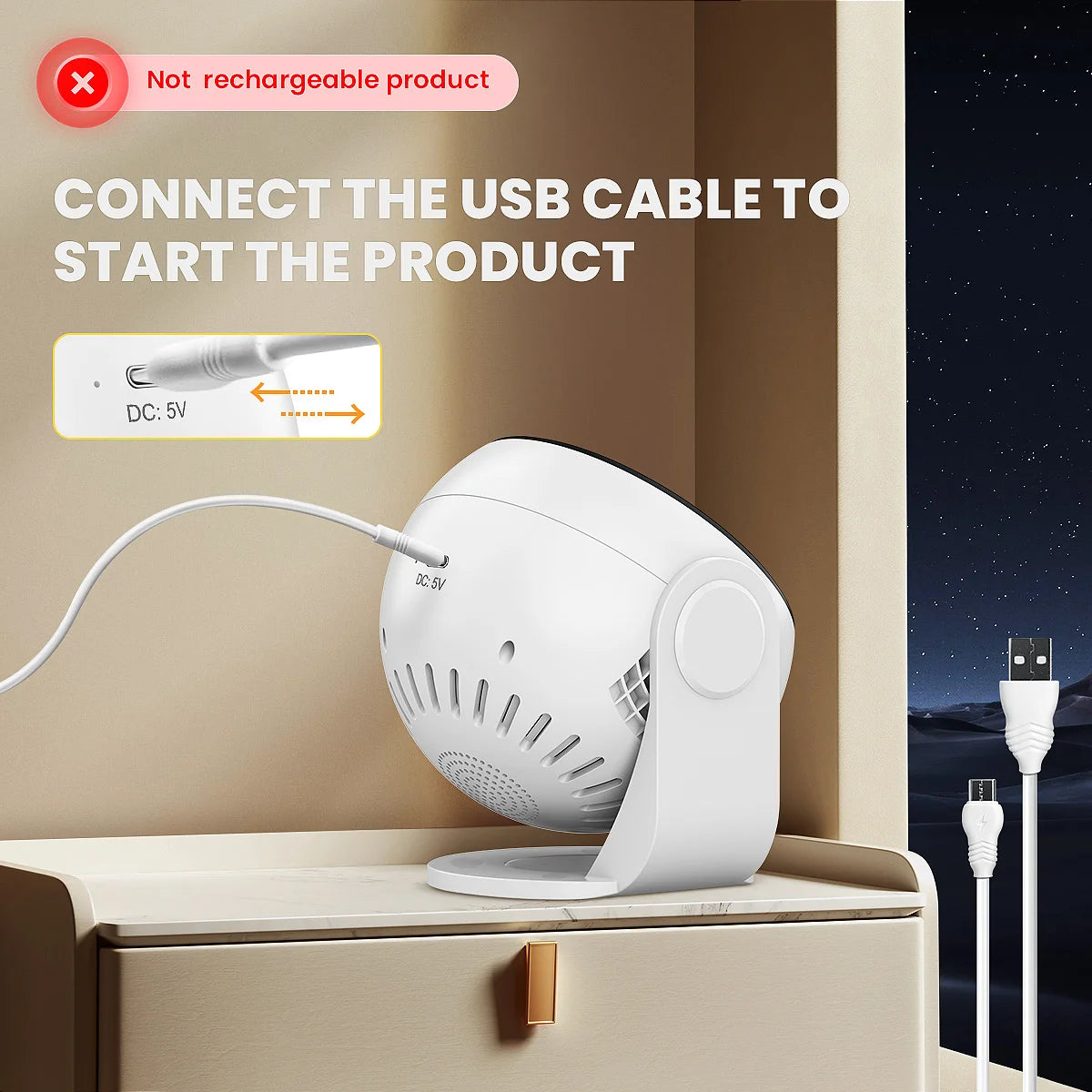 HomeNN ™ Galaxy Star Projector Pro – 2025 Edition