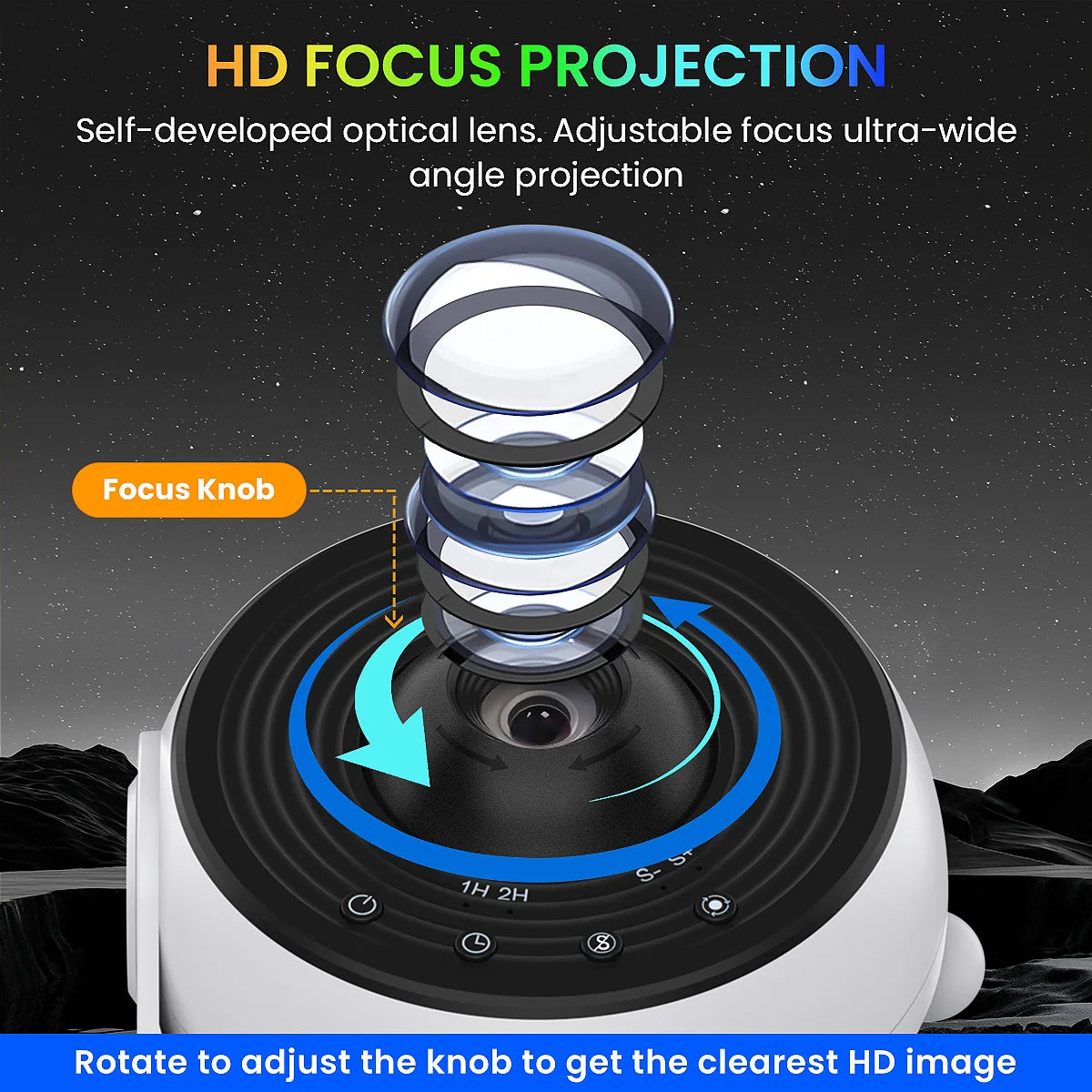HomeNN ™ Galaxy Star Projector Pro – 2025 Edition