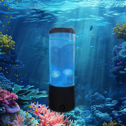Jellyfish RGB Lava Lamp – Bionic 7-Color Aquarium Mood Light