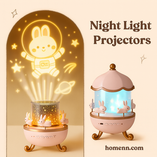 Kids Starry Projector Lamp – Upgrade Music Box Edition - HomeNN™