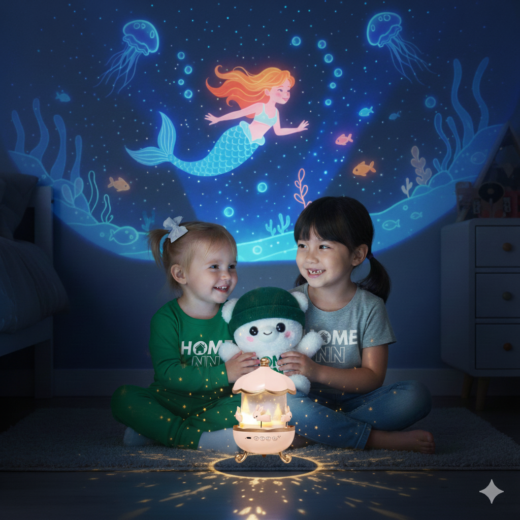 Kids Starry Projector Lamp – Upgrade Music Box Edition - HomeNN™ 4