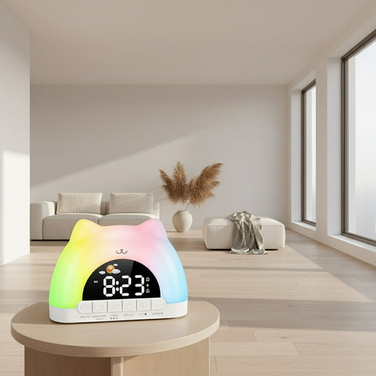 ORIA Kids Alarm Clock – Sleep Training Cat Light 1