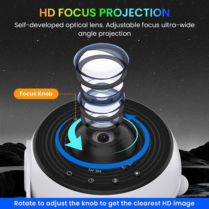 HomeNN ™ Galaxy Star Projector Pro – 2025 Edition
