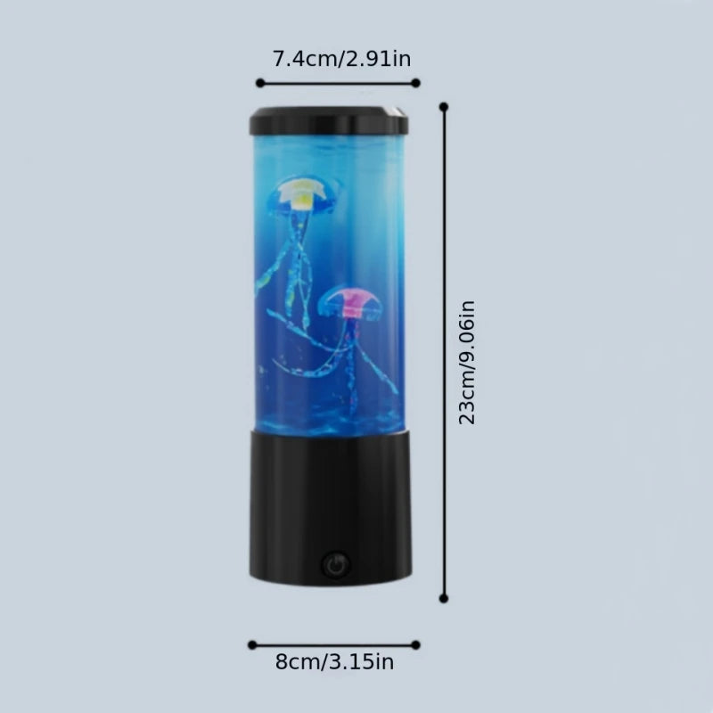 Jellyfish RGB Lava Lamp – Bionic 7-Color Aquarium Mood Light