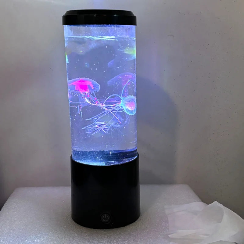 Jellyfish RGB Lava Lamp – Bionic 7-Color Aquarium Mood Light
