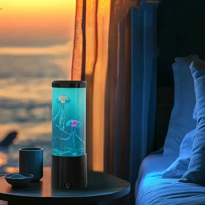 Jellyfish RGB Lava Lamp – Bionic 7-Color Aquarium Mood Light