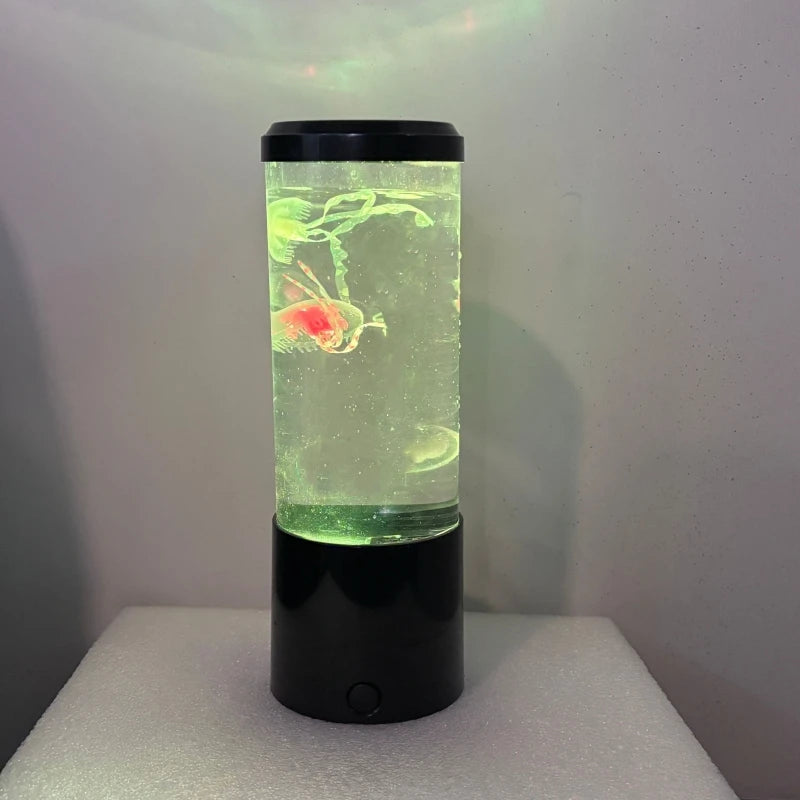 Jellyfish RGB Lava Lamp – Bionic 7-Color Aquarium Mood Light