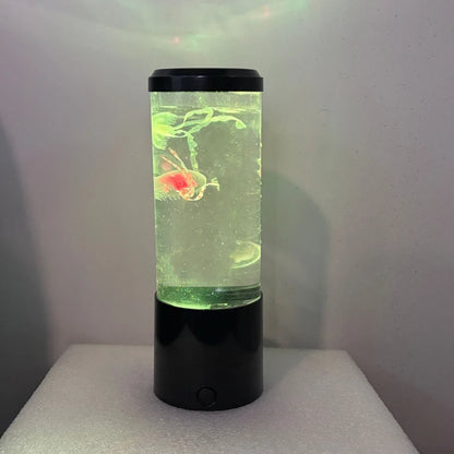 Jellyfish RGB Lava Lamp – Bionic 7-Color Aquarium Mood Light