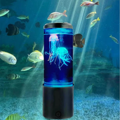 Jellyfish RGB Lava Lamp – Bionic 7-Color Aquarium Mood Light