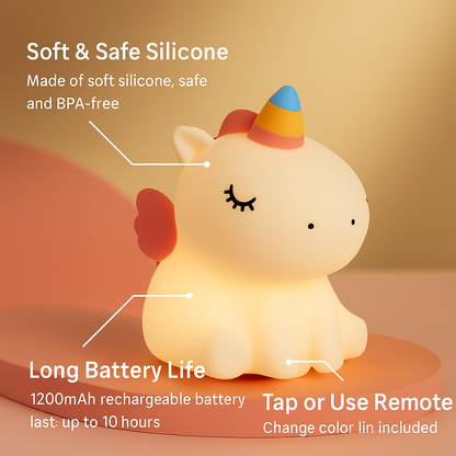 LED Unicorn Bedside Night Light - HomeNN™